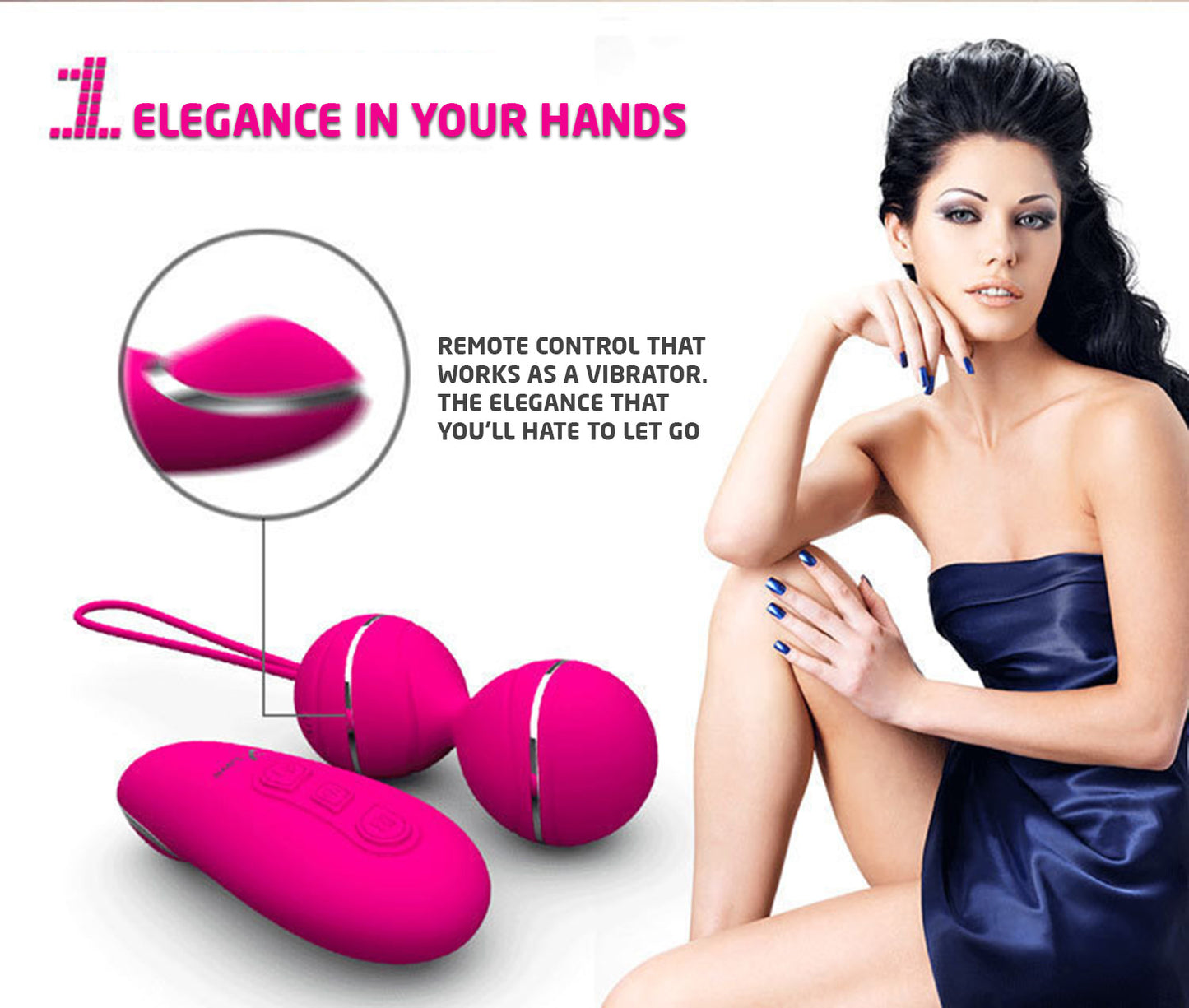 KEGEL TRAINING BALLS WITH VIBRATOR FUNCTION