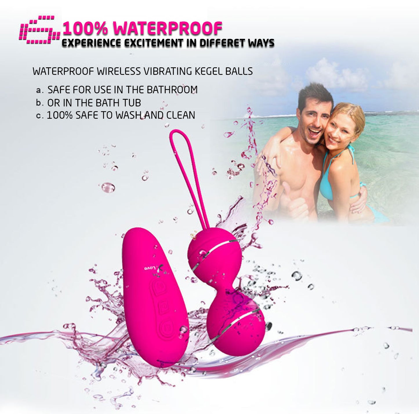 KEGEL TRAINING BALLS WITH VIBRATOR FUNCTION