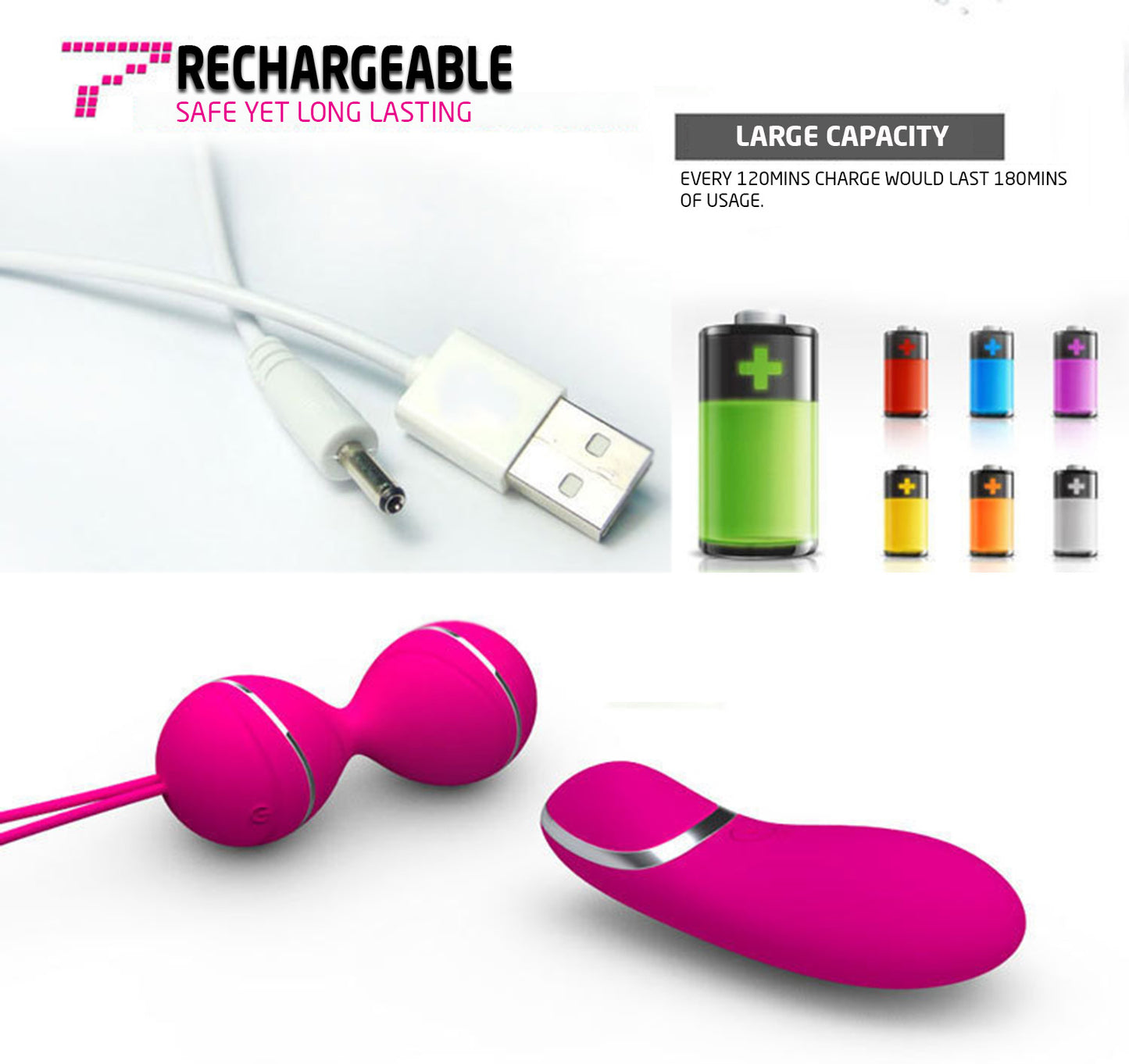 KEGEL TRAINING BALLS WITH VIBRATOR FUNCTION